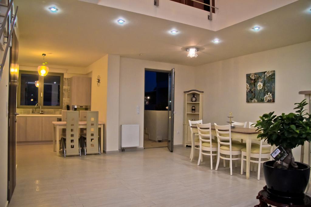 Sea View Beachfront Villa Maria Gouves Exterior foto
